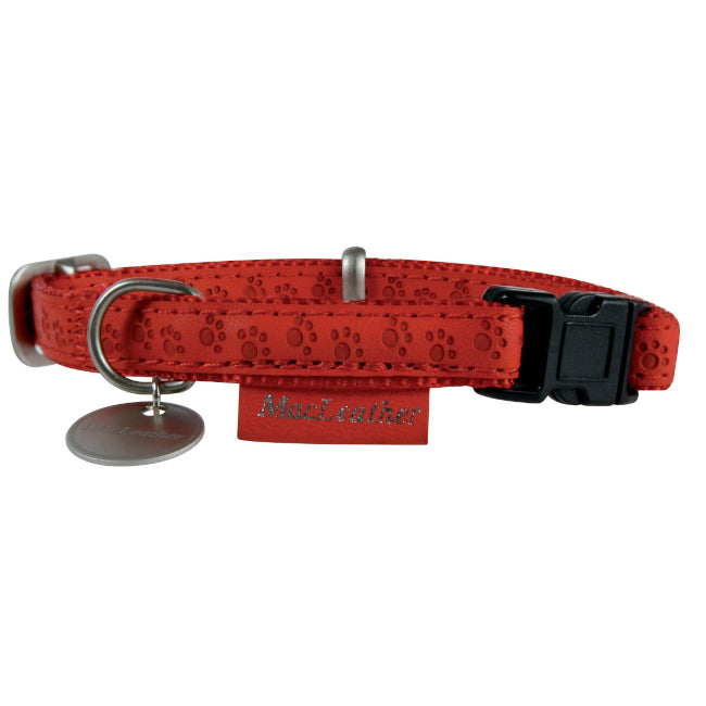 Collier Mc Leather Rouge