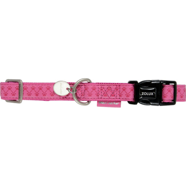 Collier Mc Leather Fuschia