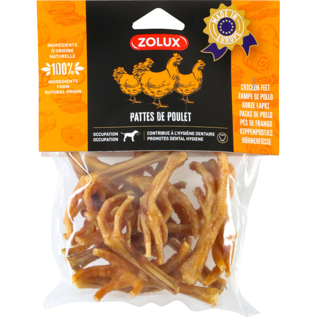 Friandises pour Chien Pattes de Poulet en sachet de 300g