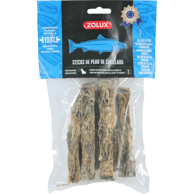 Sticks Peau de Cabillaud 60g