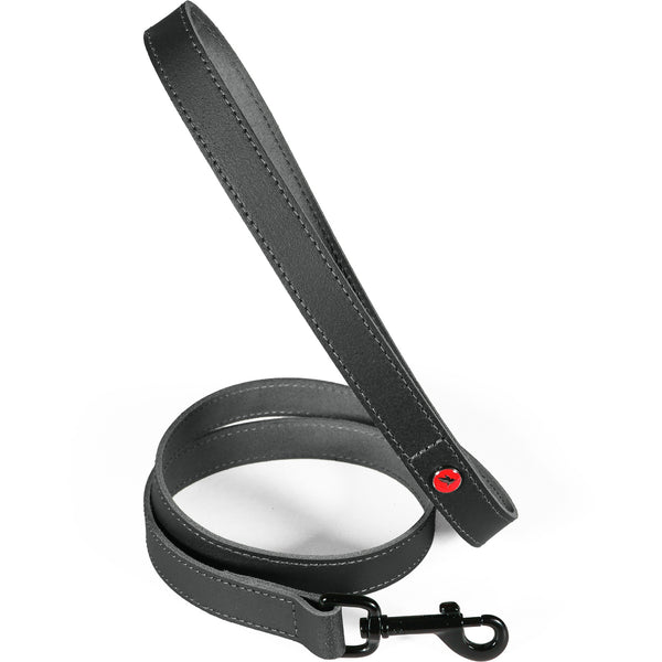Laisse Cuir Classique Noir Zolux