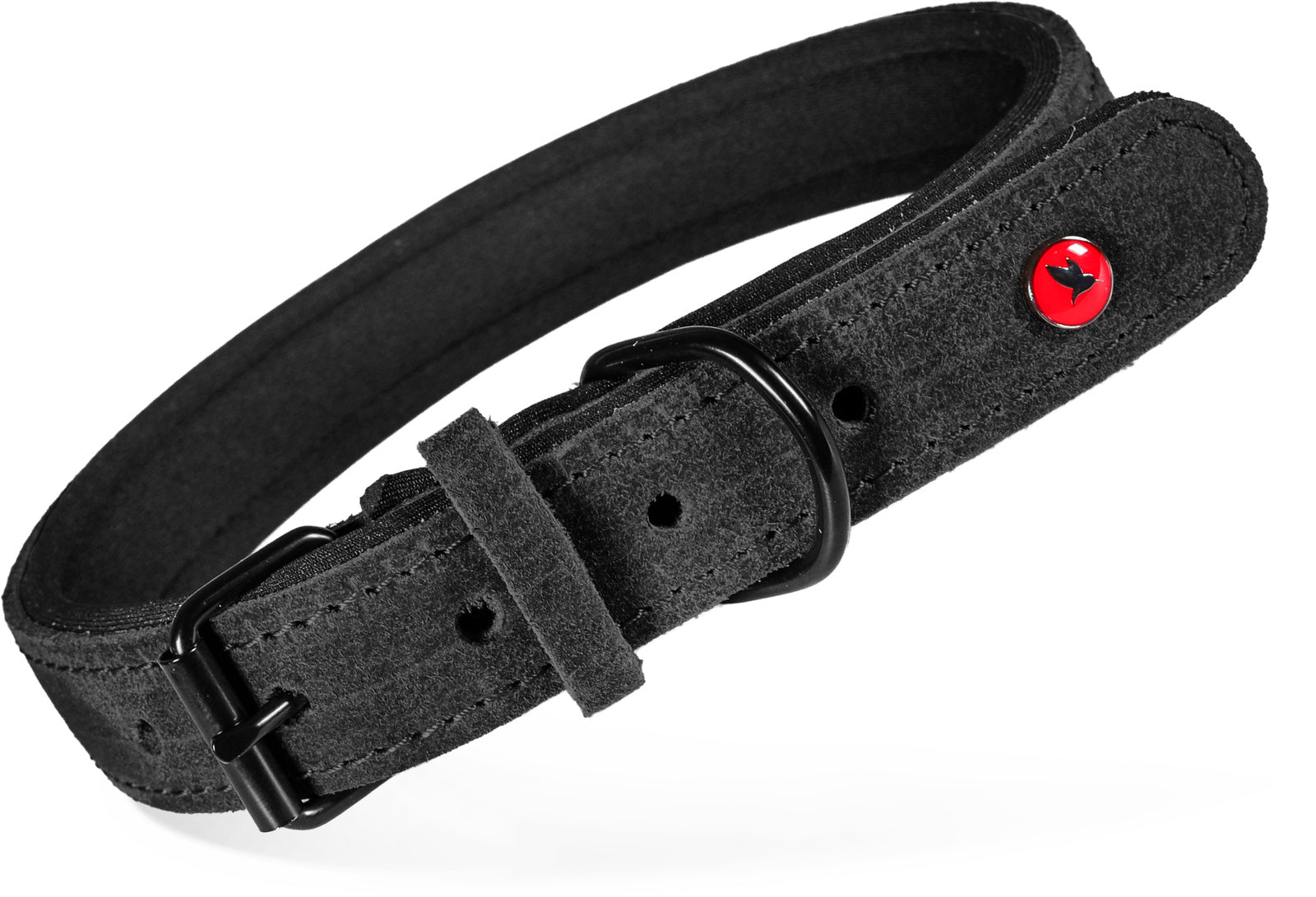 Collier Cuir Confort Noir