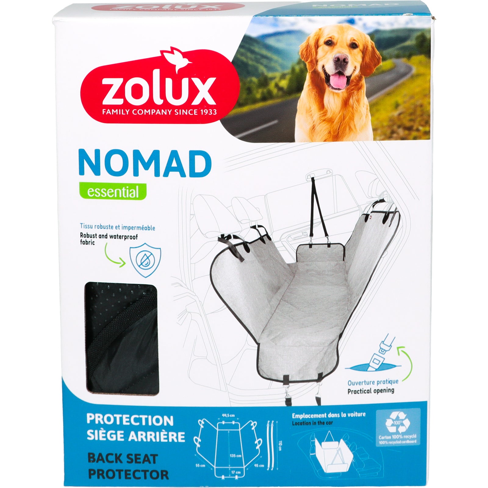 Protecion Nomad Essential pour Banquette Arriere de Zolux