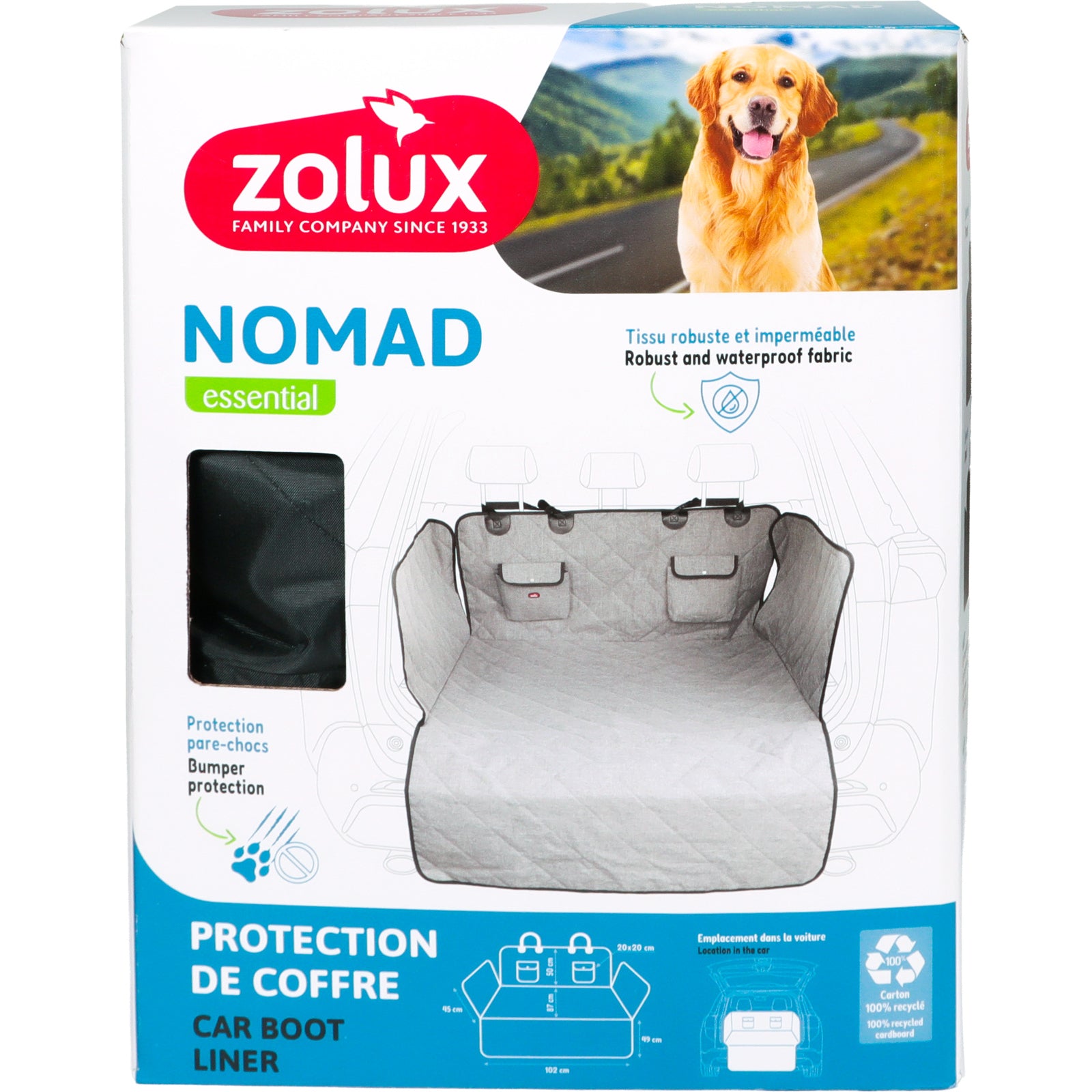 Nomad protection de coffre zolux