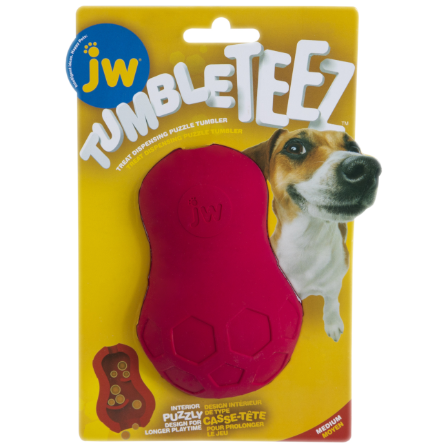 Tumble Teez Treat Toy Rouge M JW
