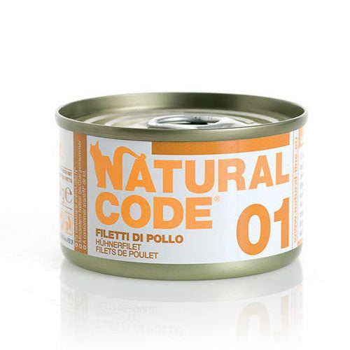 Boite Natural code 01 Filet de poulet pour chat 85g