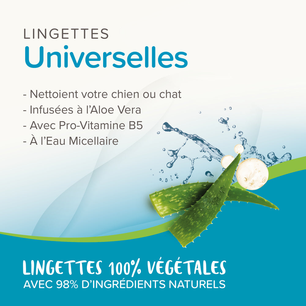 lingettes universelles 100% vegetales