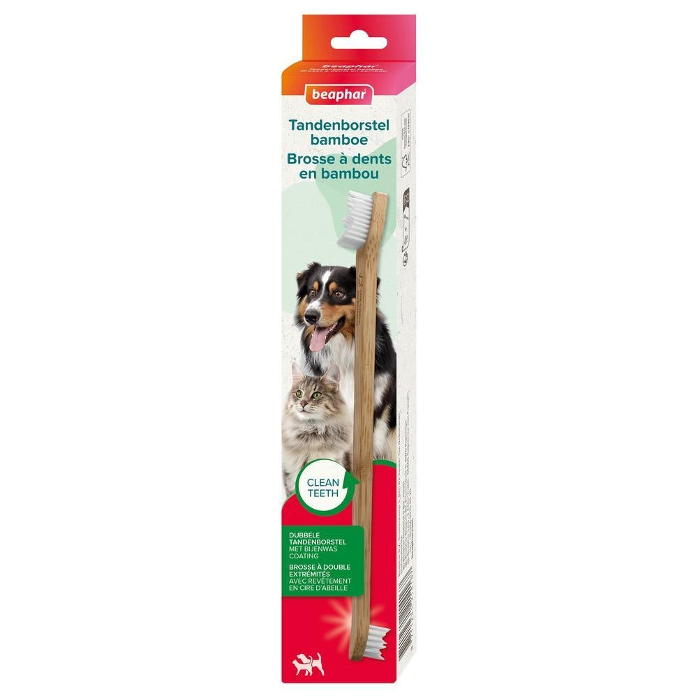 Brosse à Dents en Bambou chien et chat de Beaphar