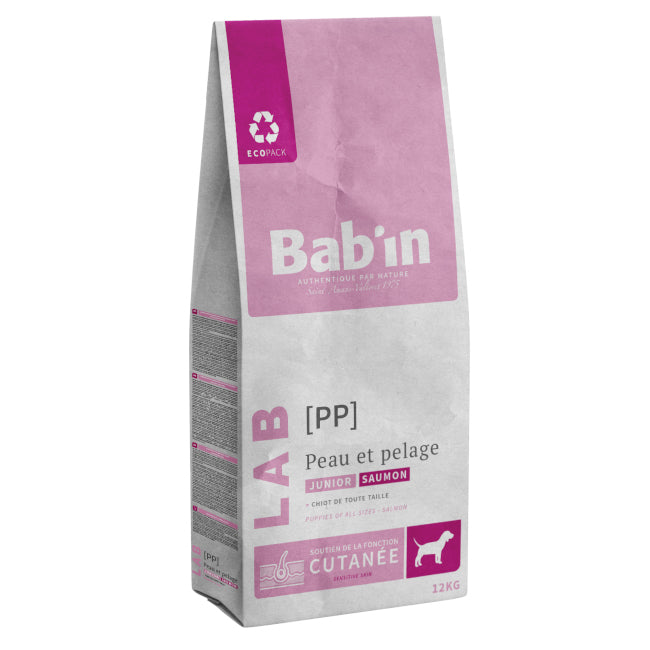 Croquettes Lab Peau & Pelage junior Bab'in Saumon