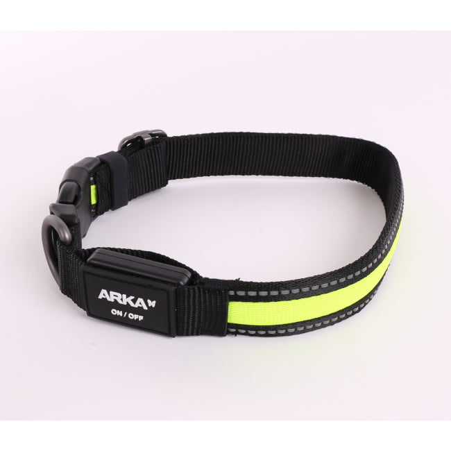 Collier Lumineux Jaune Rechargeable USB