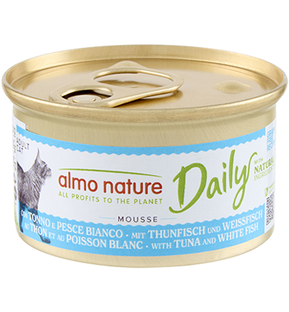 Mousse au Thon et au Poisson blanc Almo Nature