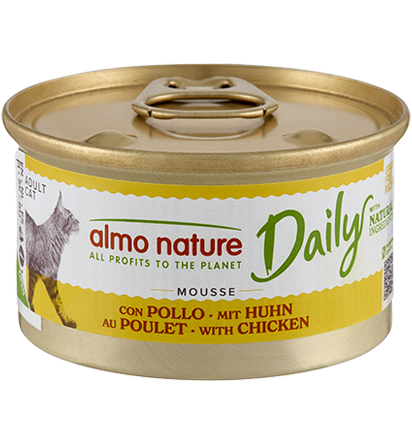 Daily Mousse au Poulet Almo Nature pour Chat