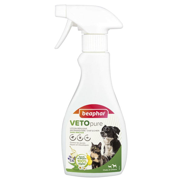 Lotion Répulsive Antiparasitaire pour Chien et Chat de Beaphar