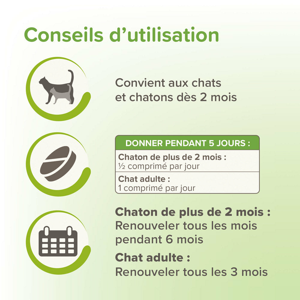 posologie vermipure chat