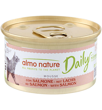 Daily Mousse au Saumon Almo Nature pour Chat