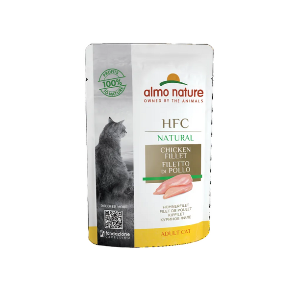 HFC Natural Filet de Poulet Pochon 55g