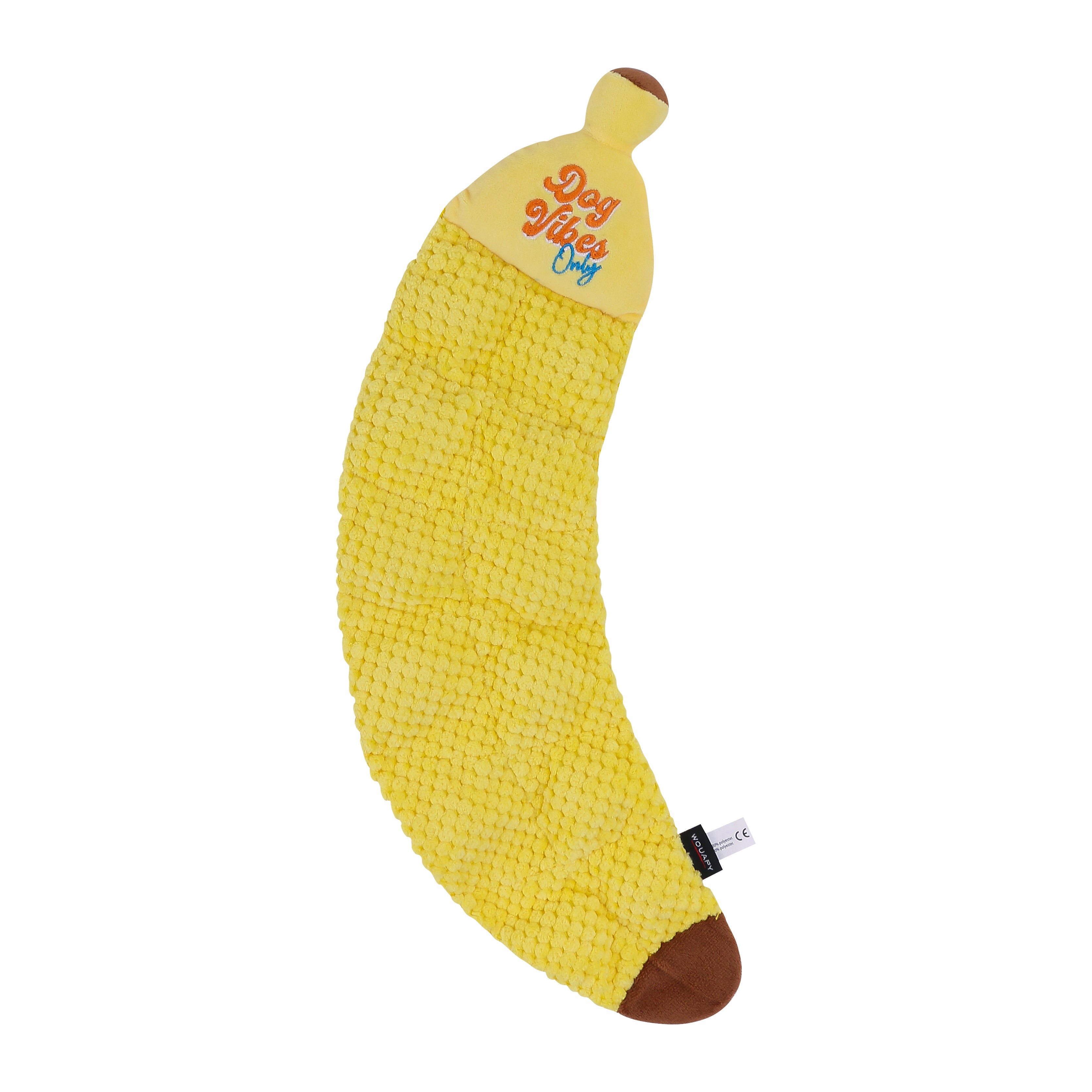 Peluche Plate Banane 12 Squeakers Wouapy