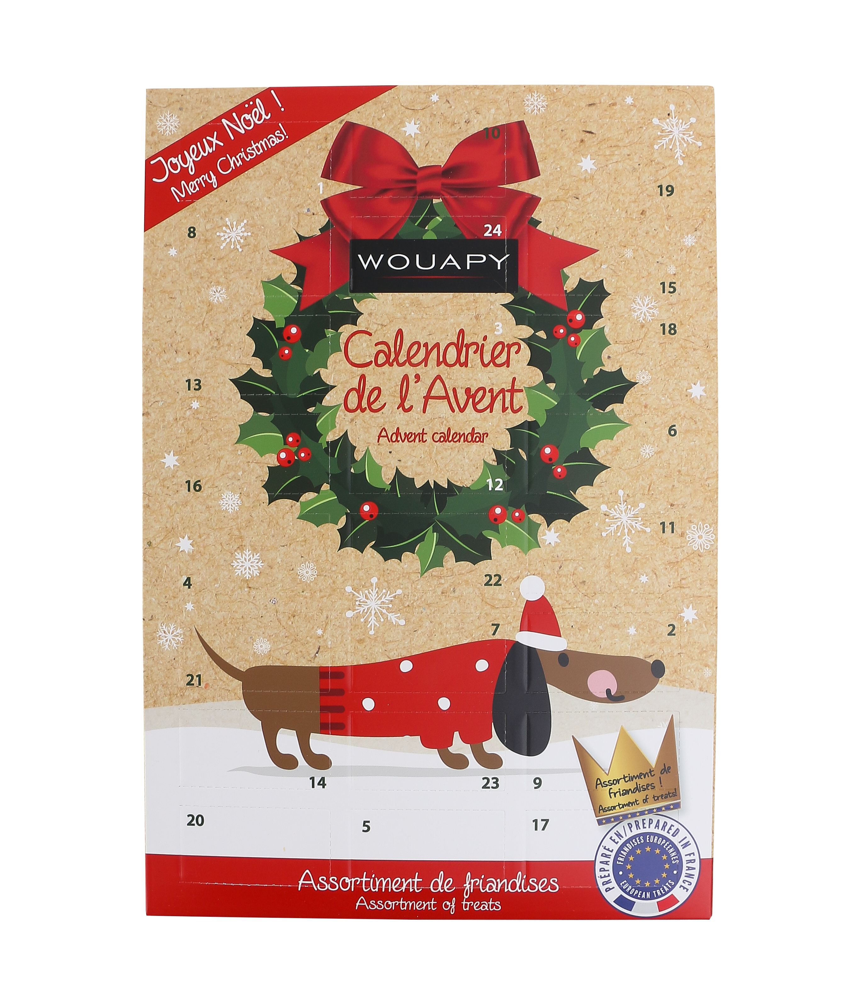 Calendrier de l'Avent pour Chien Wouapy