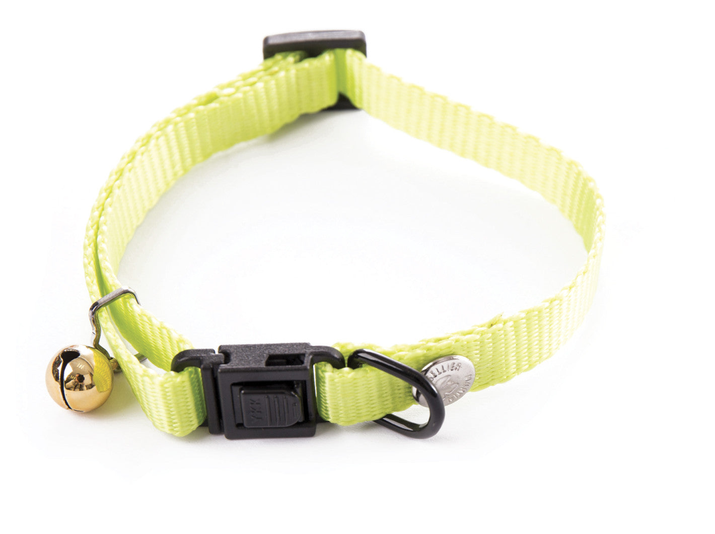Collier pour chat en nylon vert
