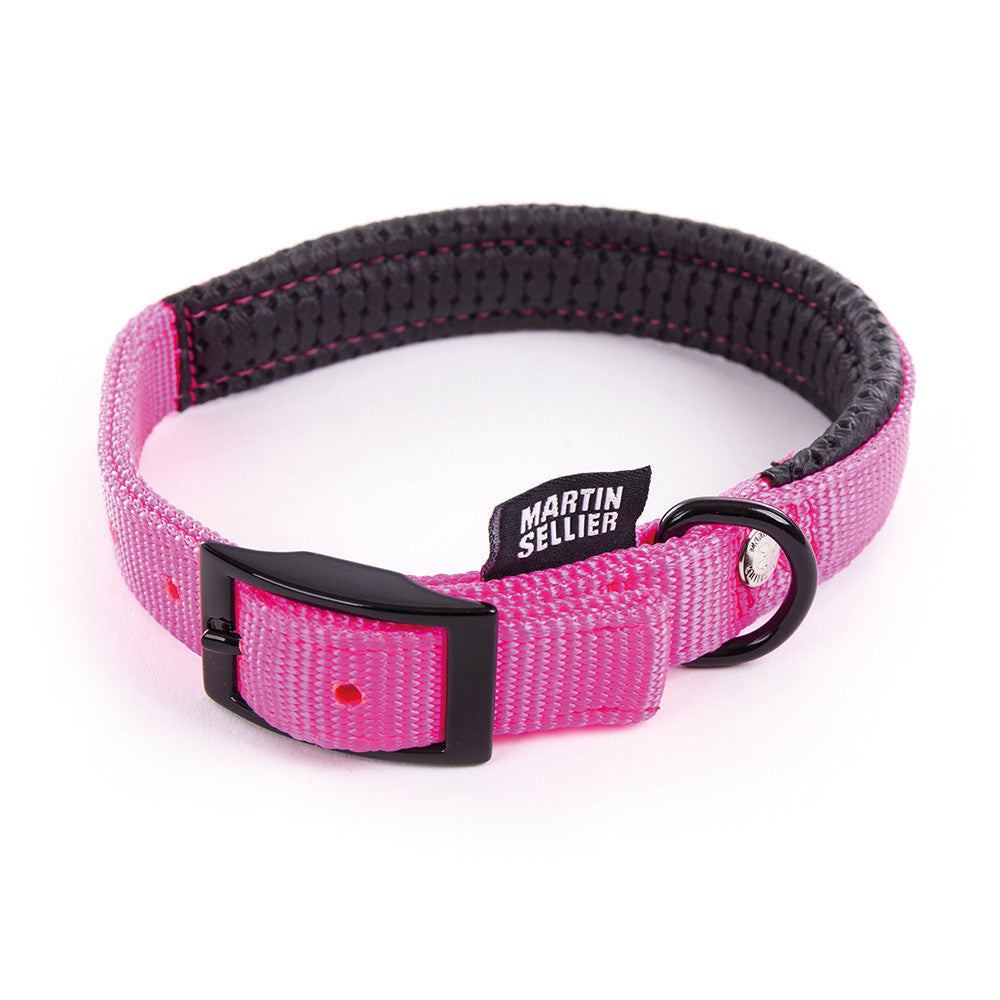 Collier Confort Rose Fluo Martin Sellier