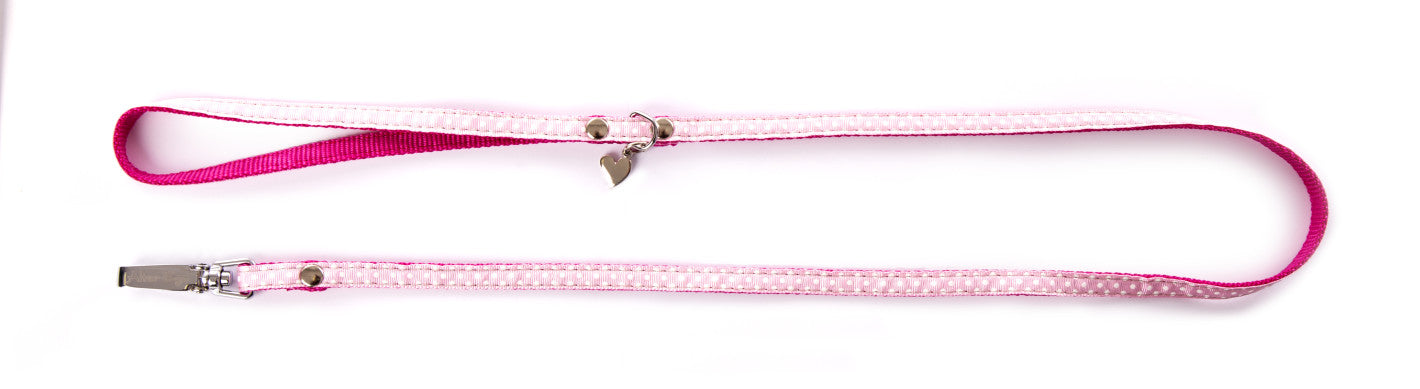 Laisse Pois rose