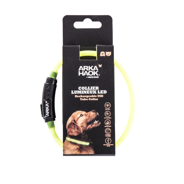 Collier Tube Led Petit Chien 