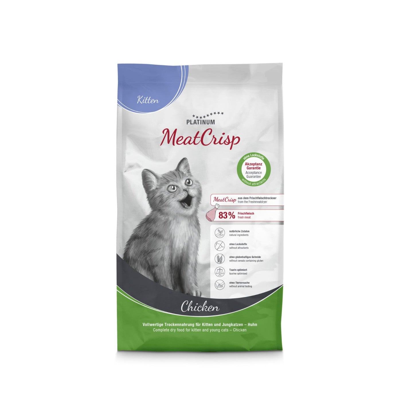 Croquettes MeatCrisp Kitten au Poulet de Platinum