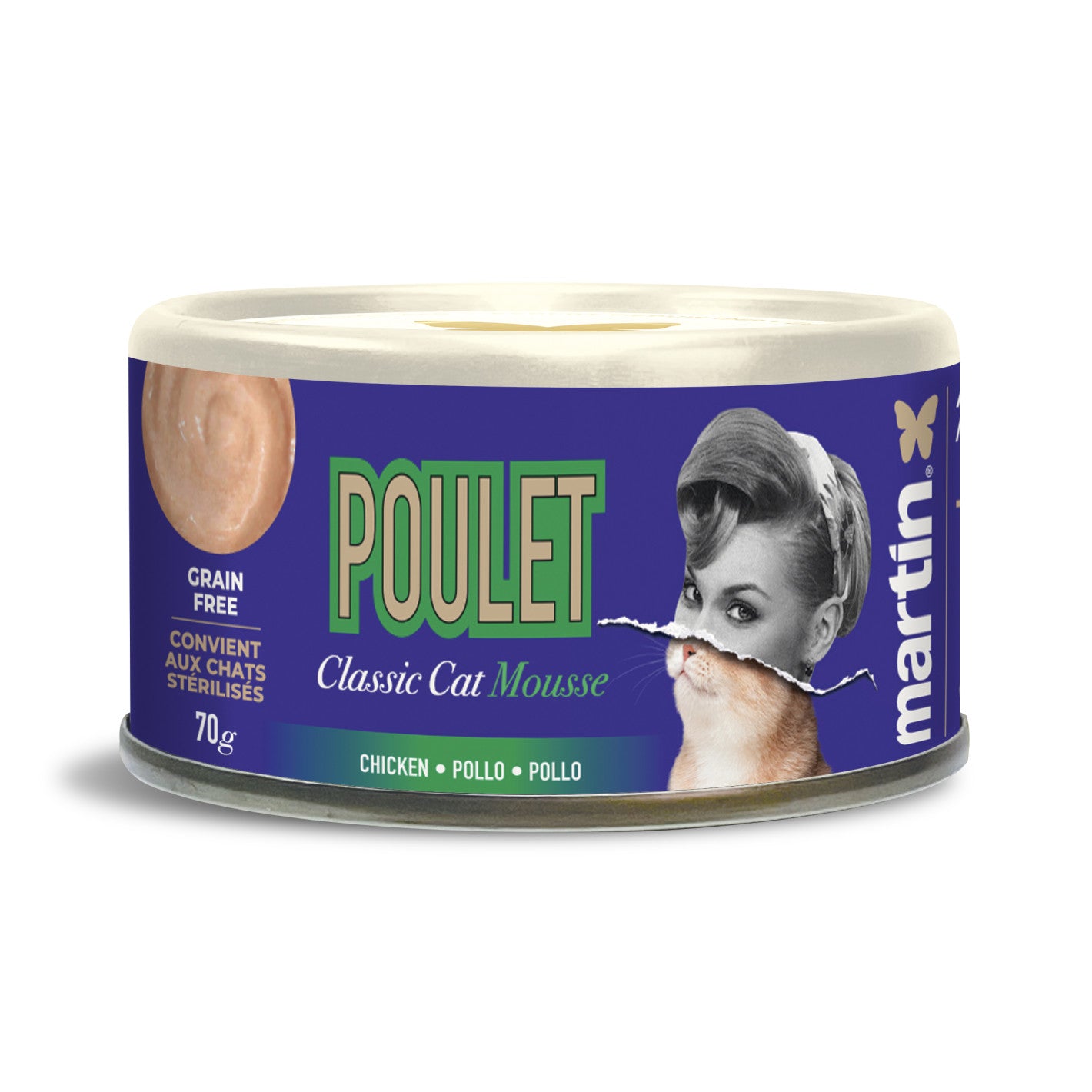 Poulet Classic Mousse Chat  Martin