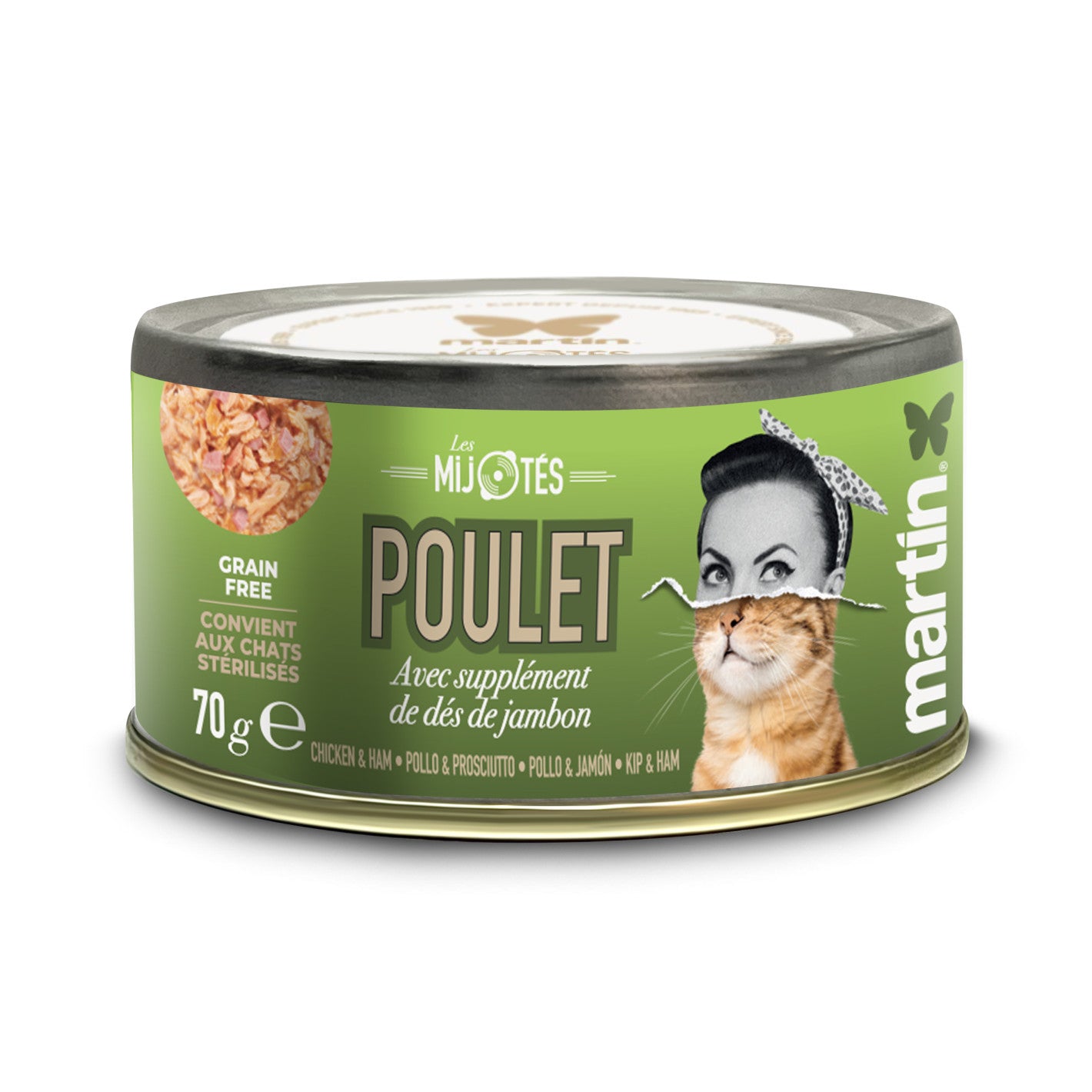 Mijoté Poulet et Jambon Chat