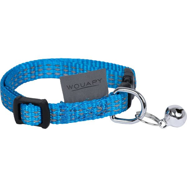 Collier Chat Protect Bleu