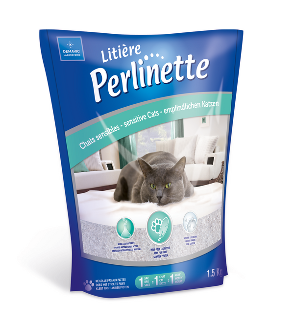 Litière Perlinette pour Chats Sensibles