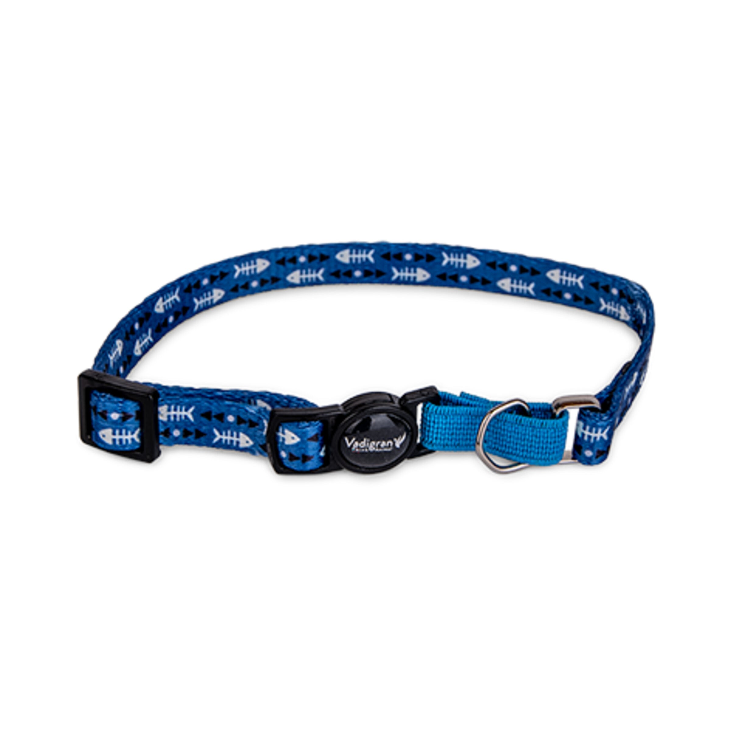 Collier pour Chat Poissons Bleu
