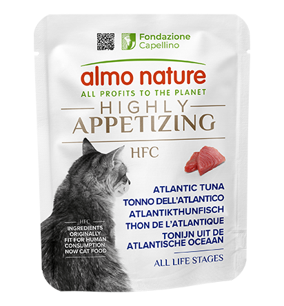 Sachet HFC Haute Appétence Thon de l'Atlantique Almo Nature pour Chat