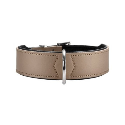 Collier Basic Cuir Beige