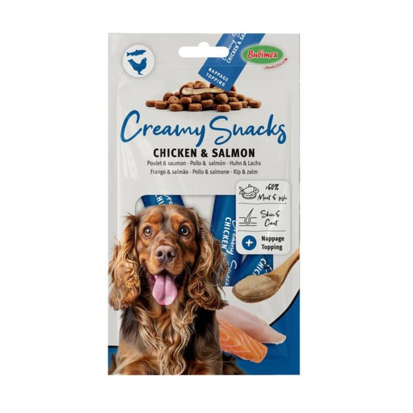 creamy poulet saumon pour chien