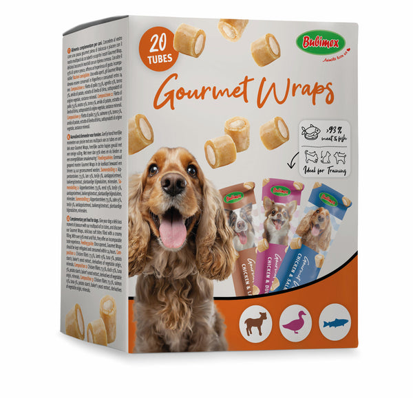 boite de 20 tubes de gourmet wraps