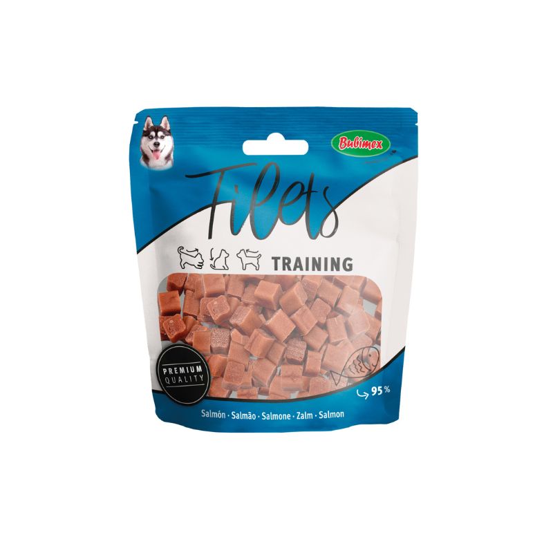 Filets de saumon pour l'entraînement du chien