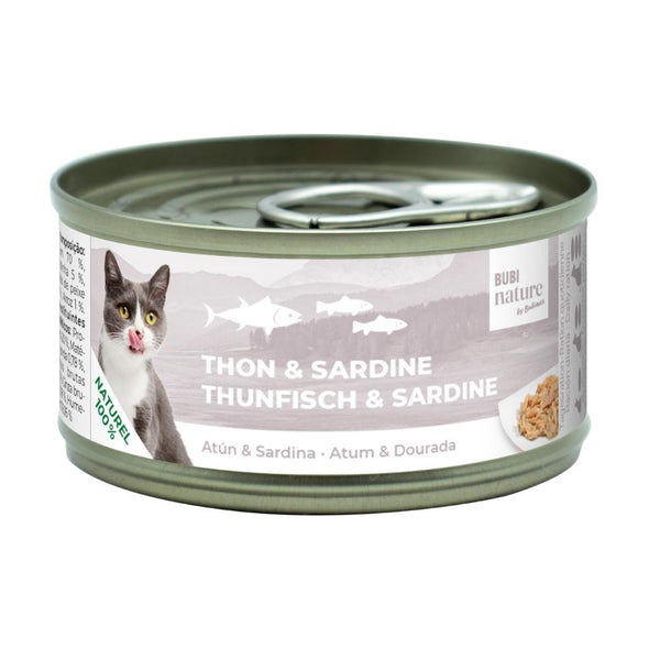 Boite Thon & Sardine pour chat Bubi Nature