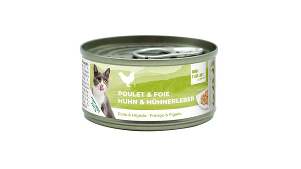 Boite poulet foie pour chat