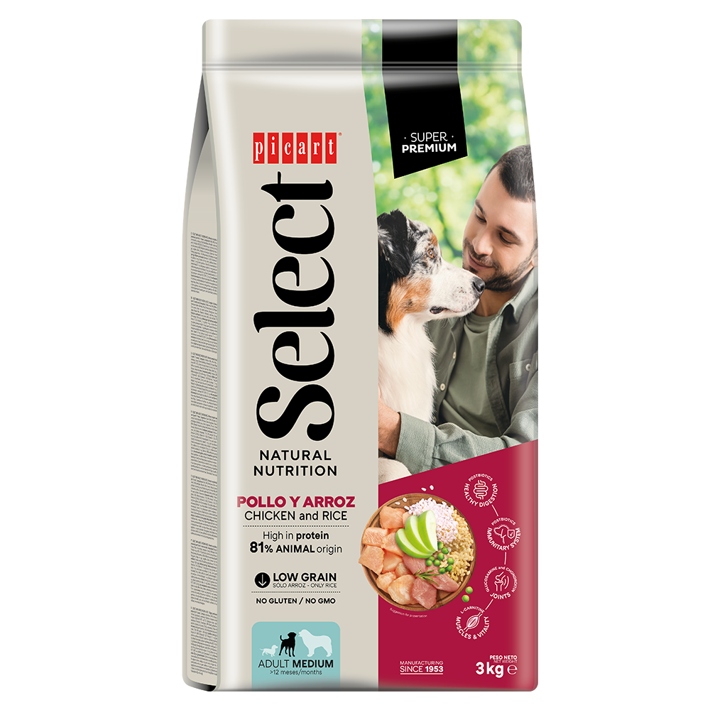 Select Adult Medium Poulet et Riz