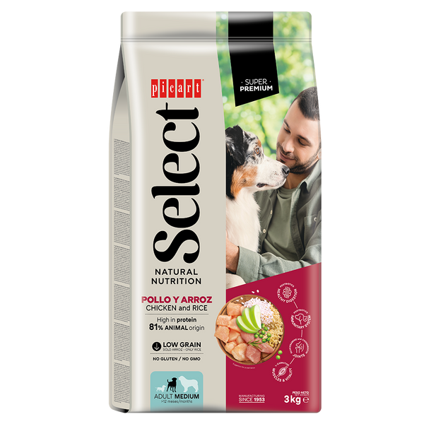 Select Adult Medium Poulet et Riz