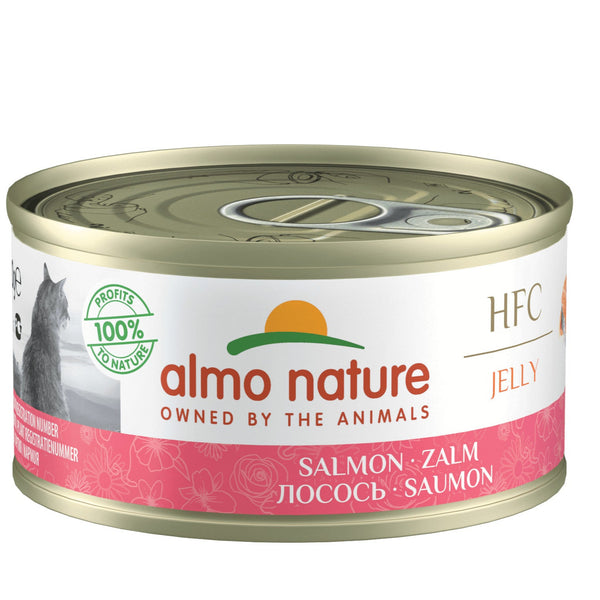 Boîte Saumon en Gelée Almo Nature pour  Chat
