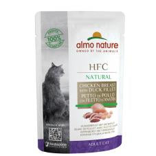 Sachet Filet de Poulet et Canard Almo Nature pour Chat