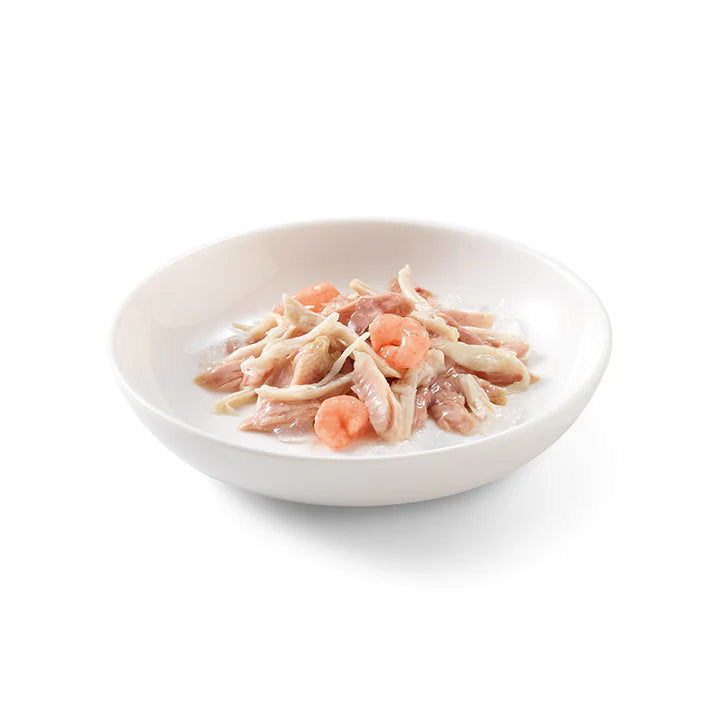 Thon et Poulet aux Crevettes en Gelée 85G