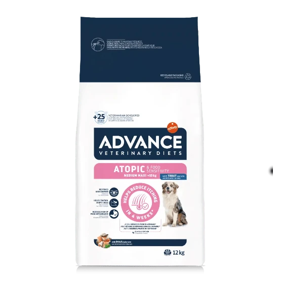 Croquettes Atopic Truite pour Chien Advance Veterinary Diets