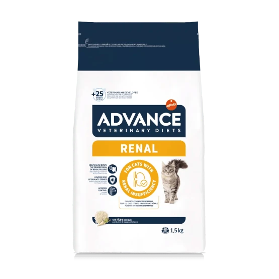 Croquettes Renal pour Chat Advance Veterinary Diets