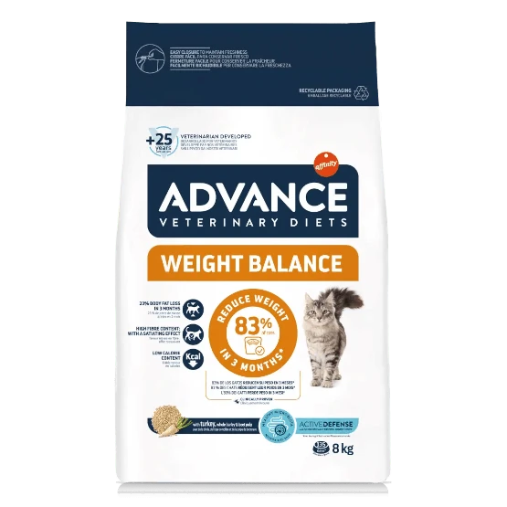 Croquettes Weight Balance pour Chat Advance Veterinary Diets