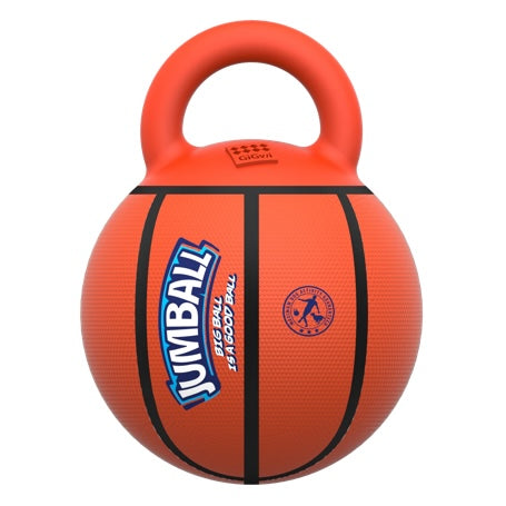 Ballon de basket avec poignée pour chien