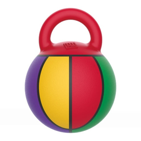 Ballon Sauteur Multicolore Avec Poignée Ø16cm