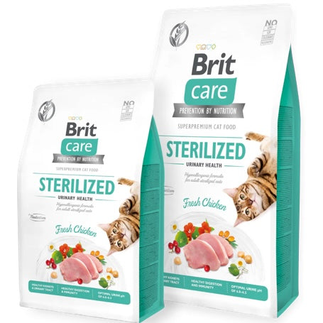 Croquettes Sterilized Urinary Health de Brit Care pour Chat